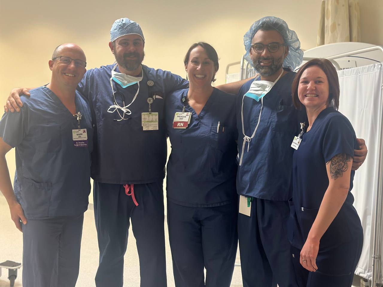 First procedure day at St. Joseph Hospital